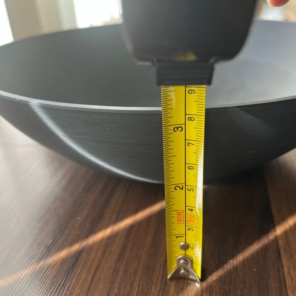 Vintage Calphalon Wok Fry Pan 10.75 Inch Commercial Anodized Aluminum G165HC - Picture 9 of 10